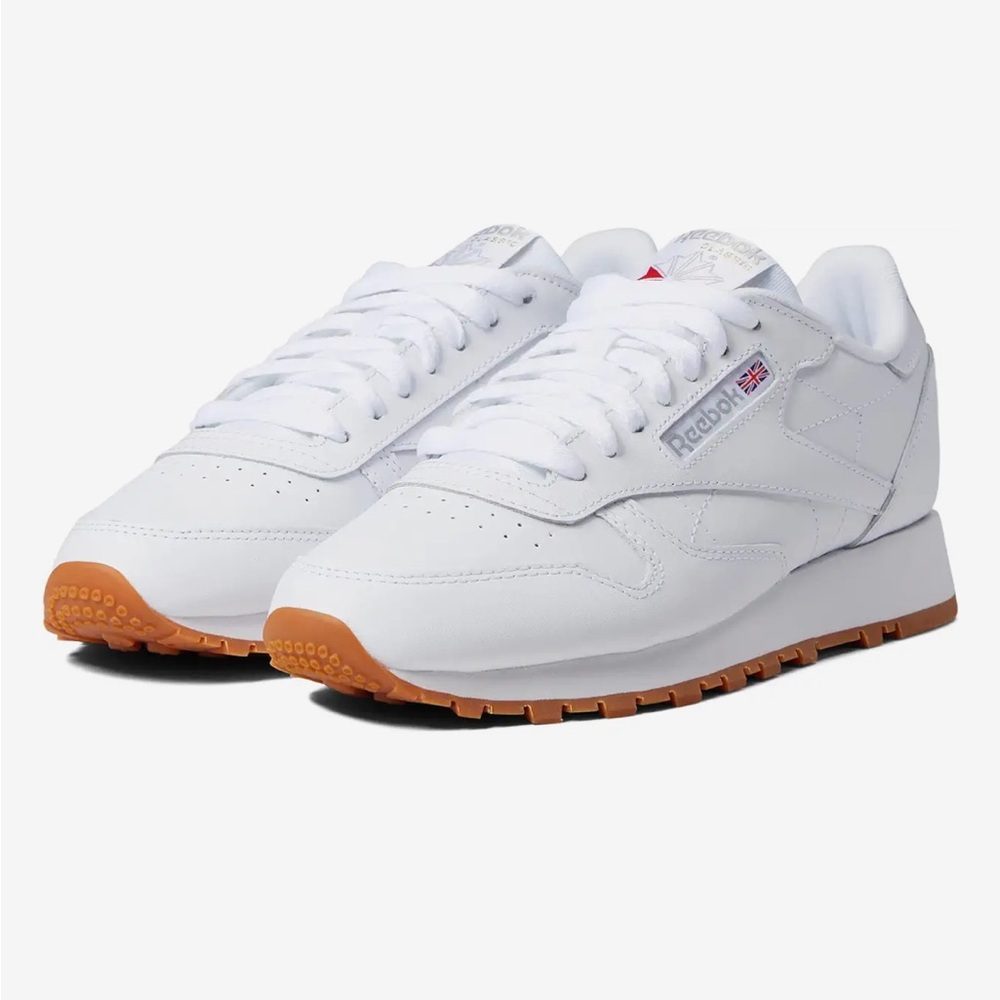 Reebok Classic Leather Shoes White sz 7.5